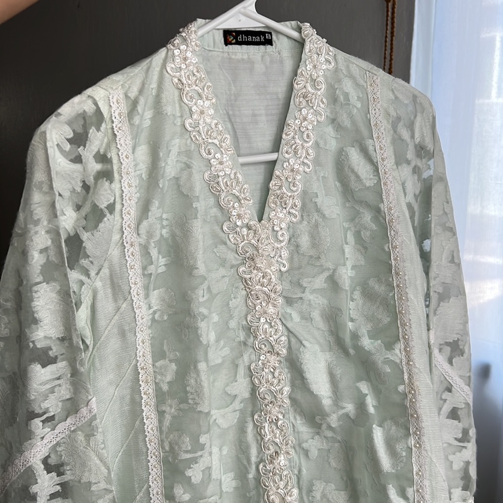 Pastel blue kurta new